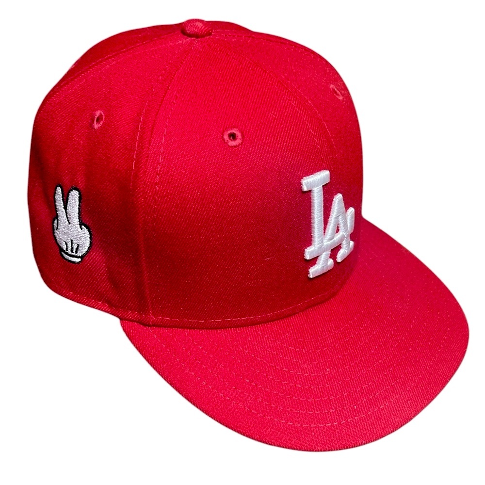 Retro Drip LOS ANGELES DODGERS New Era 7 3/8 Special Edition Red Baseball Cap